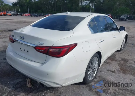 2021 Infiniti Q50 Luxe z USA, uszkodzony, nr VIN JN1EV7BP7MM701341